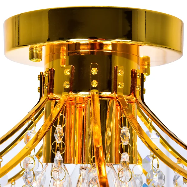 CWI Lighting Princess 4-Light Gold Flush Mount