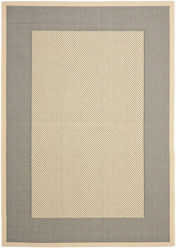 Safavieh Courtyard Area Rug CY7987 Grey, Cream, 5& 3x22 x 7& 7x22
