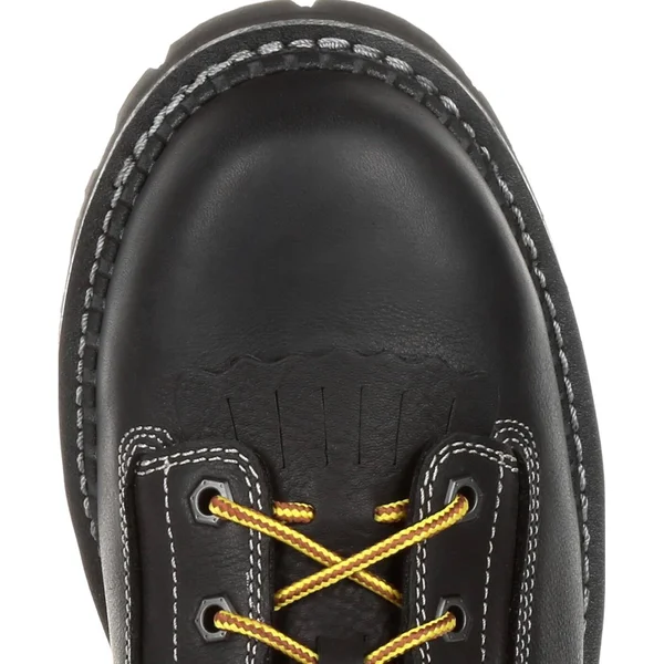 Georgia Boot Amp LT Logger Low Heel Waterproof Work Boot Size 7(w) - Black