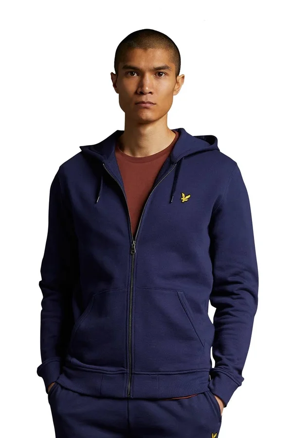 Lyle & Scott Vintage Zip Through Hoodie Navy Size: Size 3XL
