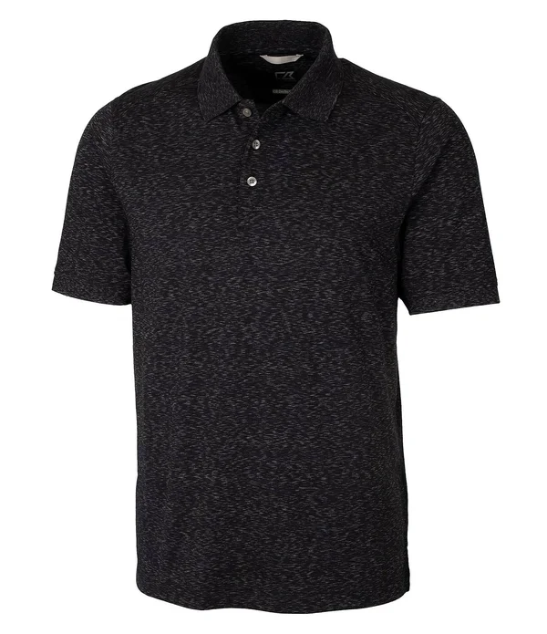 Cutter Buck Big Tall Advantage Tri-Blend Space Dye Performance Stretch Short-Sleeve Polo Shirt - 1XB