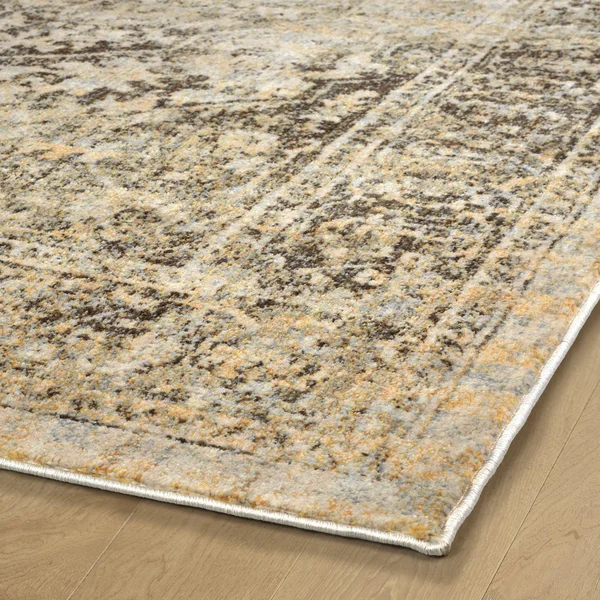 Kaleen Tiziano Tza01-05 3&11x22 x 5&3x22 Gold Area Rug