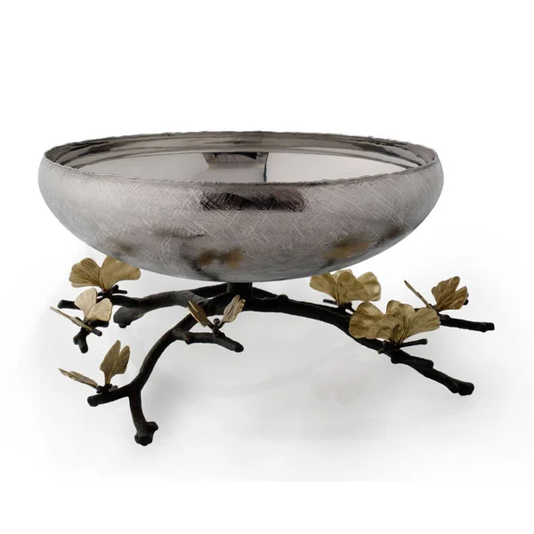 Michael Aram Butterfly Ginkgo Footed Centerpiece Bowl