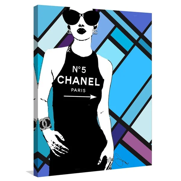 Picture Perfect International by Jodi This Way Too Giclee Print Canvas Wall Art, 36 Inches x 48 Inches x 1.5 Inches