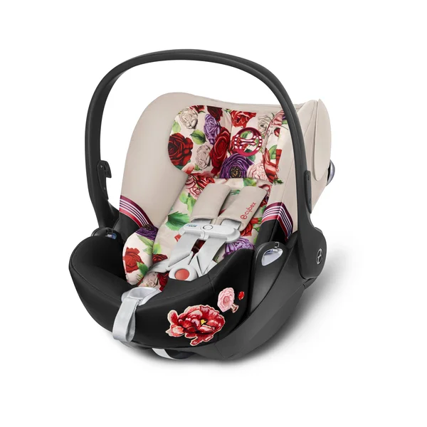 Cybex Cloud Q Infant Car Seat SensorSafe Spring Blossom Light