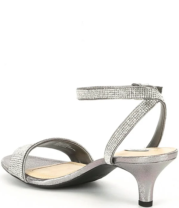 Alex Marie Nallie Shimmer Banded Sandals, Womens, 8.5M, Black - Dillard&s Exclusive