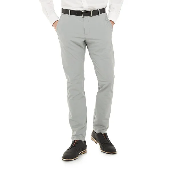 Men's Dockers Smart 360 Tech Slim-Fit Go-To Tech Chino Pants, Size: 36X30, Grey