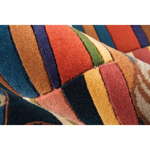 Momeni New Wave NW-02 Blue Rug 2& x 3&