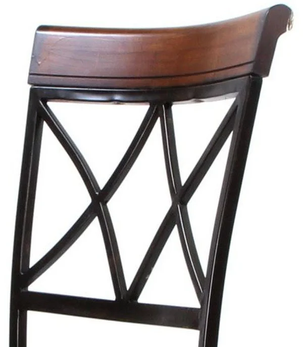 Acme Tavio Black Counter Height Chair [Set of 2]