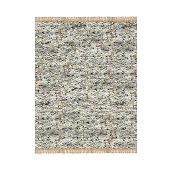 Linon Home Verginia Berber Reversible Flatweave Accent Rug - Dark Natural