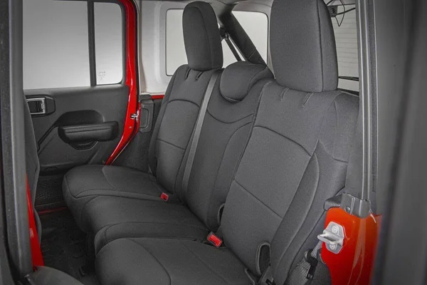 Rough Country Neoprene Seat Covers - Front & Rear (Black) - 91012