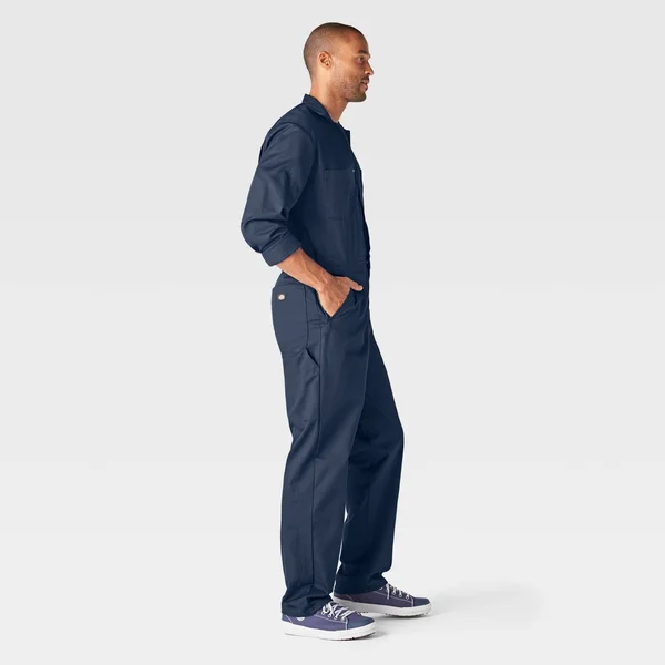 Dickies Men's Basic Cotton Coverall, Dark Navy