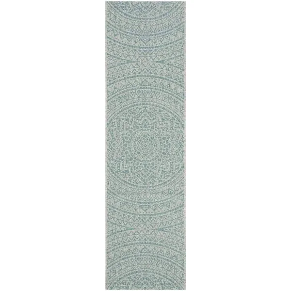 Safavieh Courtyard Collection CY8734-37112 Indoor/Outdoor Area Rug, 6& 7x22 x 9& 6