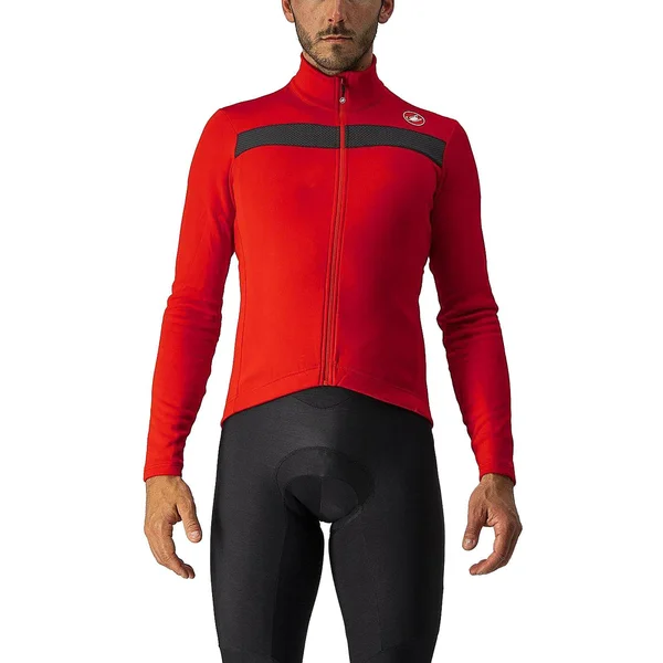 Castelli Puro 3 Jersey FZ - Red - XL