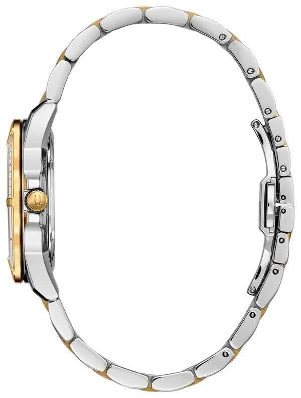 Bulova Women's Diamond Marine Star Watch - Two Tone