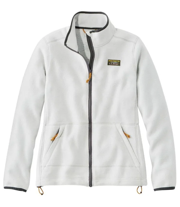 Women's Petite Mountain Classic Fleece Jacket Gray Medium, L.L.Bean