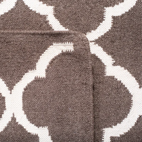 Safavieh Dhurries Grey/Ivory Area Rug; 8& x 10&