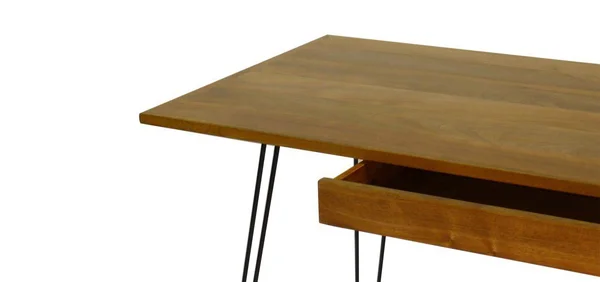 Gingko Metro Desk, Natural Walnut