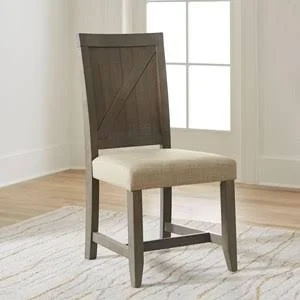 Modus Taryn Wood Chair in Rustic Grey - Gray