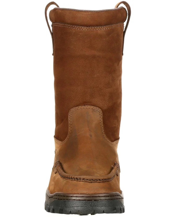Rocky Men's Outback GORE-TEX Waterproof Wellington Boot Brown Rks0255 - 10 Wide