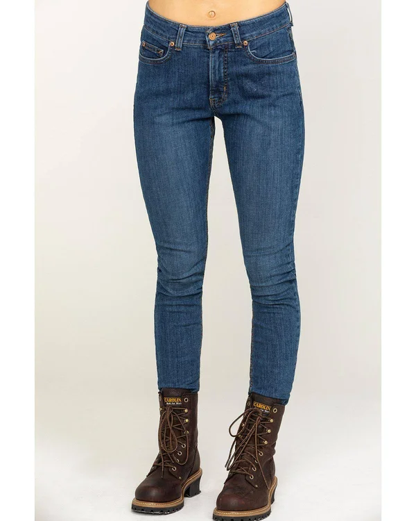Dickies Indigo Women's Perfect Shape Skinny Leg Stretch Denim Jeans