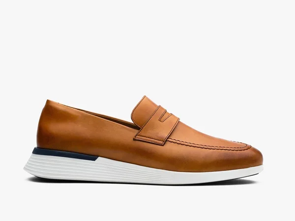Crossover Loafer - Hybrid Dress Shoes, Wolf & Shepherd Honey, White, 13