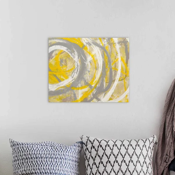 Yellow Aura - Canvas Wall Art, 20x16, Great Big Canvas