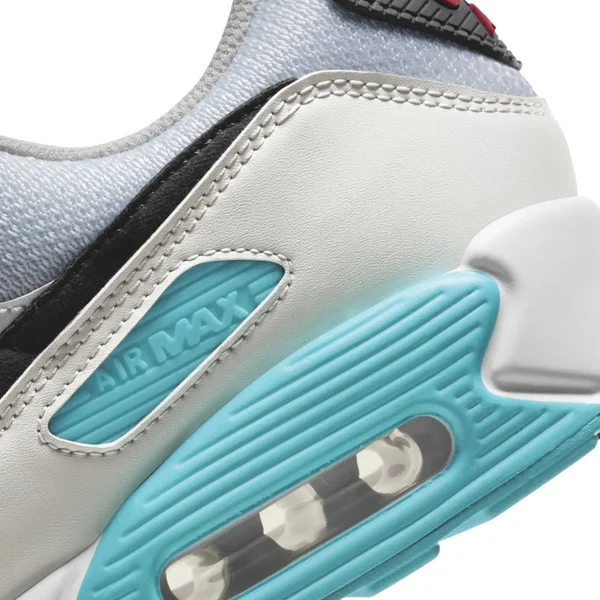 Nike Air Max 90 White/Iron Grey-Chlorine Blue