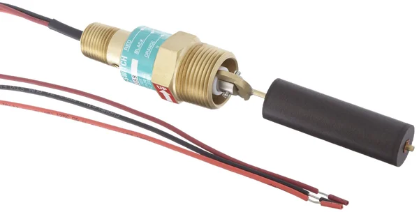 Gems Sensors 30288 Buna N Float Single Point Side Mounted Level Switch - 57/64x22 Diameter, 1x22 NPT Male, 5/8x22 actuation Level