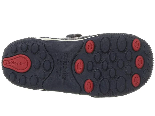 Stride Rite SRT Wes Toddler Boys& Infant-Toddler Navy Sneaker 7.5 Toddler M