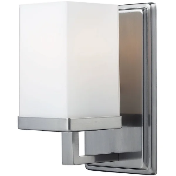Avery Home Lighting Tidal 1-Light Brushed Nickel Sconce Tidal Brushed Nickel 1 Light Vanity Light
