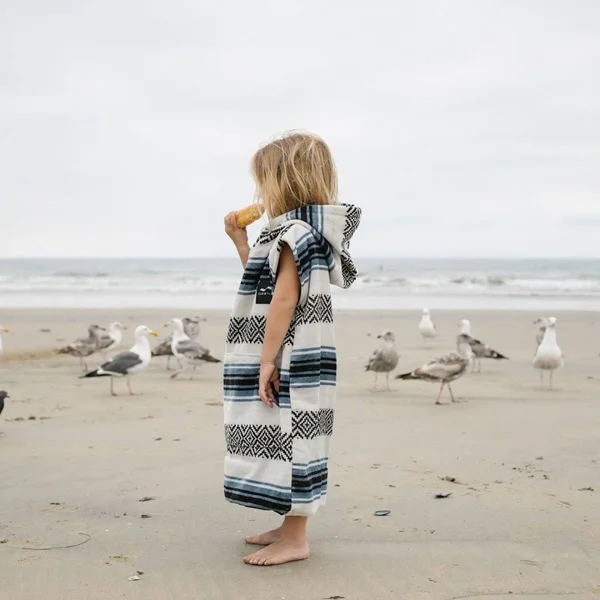 Slowtide - Kids Oso Poncho White