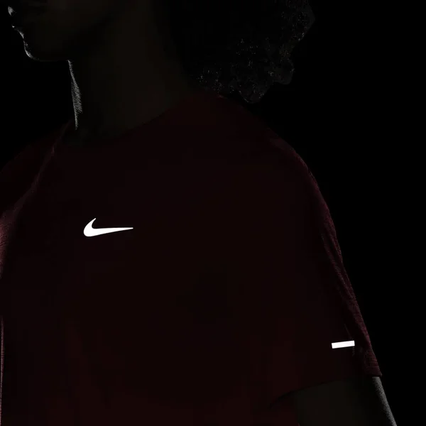 Nike Dri-Fit Miler Men's Running Top in Red, Size: 3XL, CU5992-657