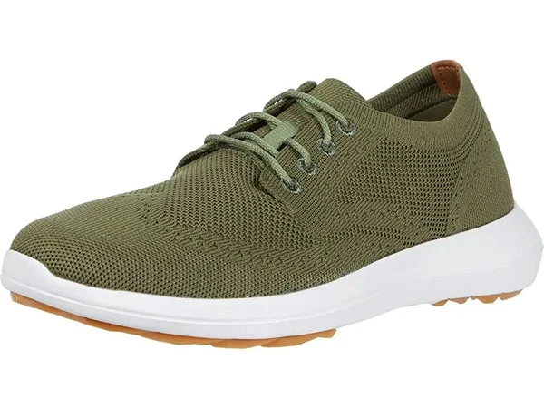 FootJoy Men's Flex LE2 Spikeless Golf Shoes Size 9, Olive