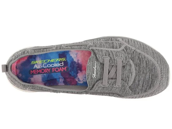 Skechers Women's Microburst Topnotch Walking Slip-On - Size: 9.5 M, Gray