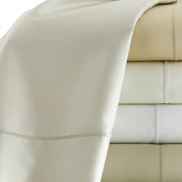 Peacock Alley Soprano Sateen Fitted Sheet - Ivory