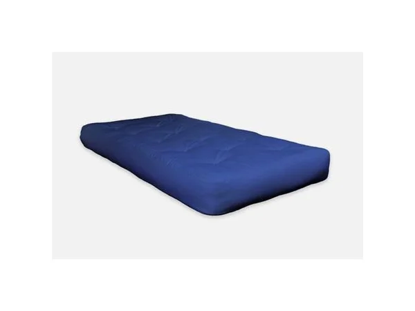 AJD Home 6 Royal Single Foam Twin Futon, 75 in. x 39 in. in Blue