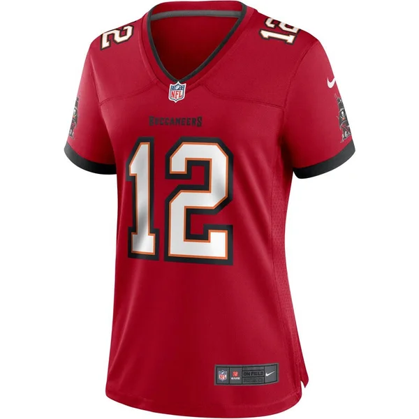 Nike Tom Brady Tampa Bay Buccaneers Women's Red Game Jersey Size: Large