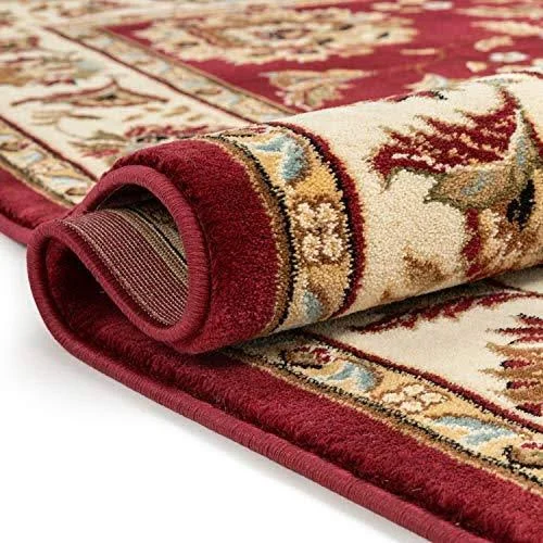 Sultan Sarouk Grey Oriental Area Rug Persian Floral Formal Traditional Area Rug 7& x 9& Easy Clean Stain Fade Resistant Shed Fre