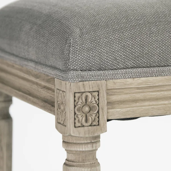 Zentique Lille Bench - Grey Cotton