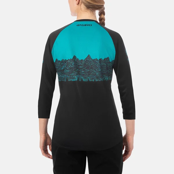 Giro Roust 3/4-Sleeve Jersey - Women's Black Ews - Xs