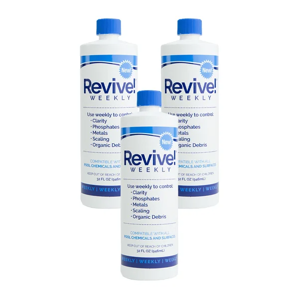 API Revive! Swimming Pool Clarifier Cleaning Treatment - 32 Ounce (3)