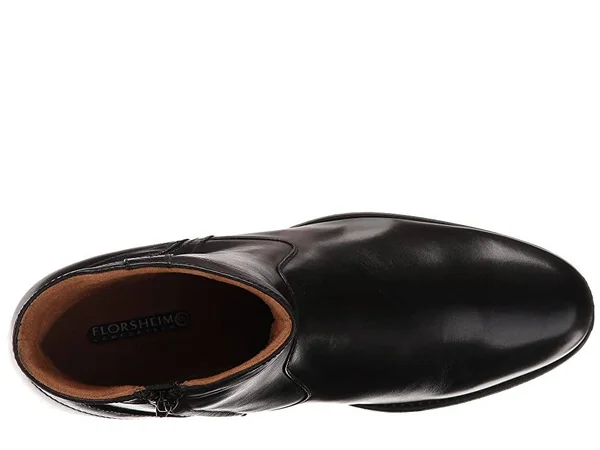 Florsheim Men's Midtown Plain Toe Zip Boot - Size: 16, Black
