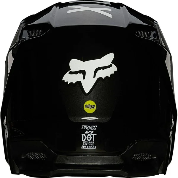 Fox Racing V1 Revn Helmet - Black/White - 2XL