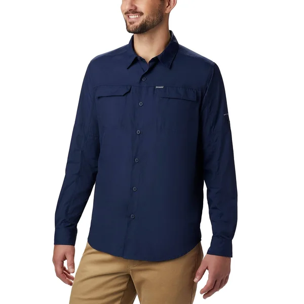 Columbia Men's Silver Ridge 2.0 Long Sleeve Shirt - Fossil, XXL