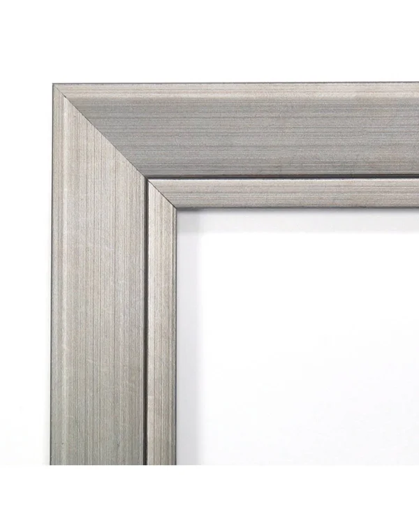 Amanti Art DSWROMMB3224 Romano 32 inch x 24 inch Framed Magnetic Board - Silver
