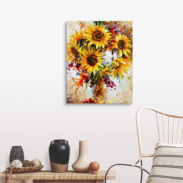 Sunflowers of Happiness, Canvas Wall Art, 24x30, Great Big Canvas