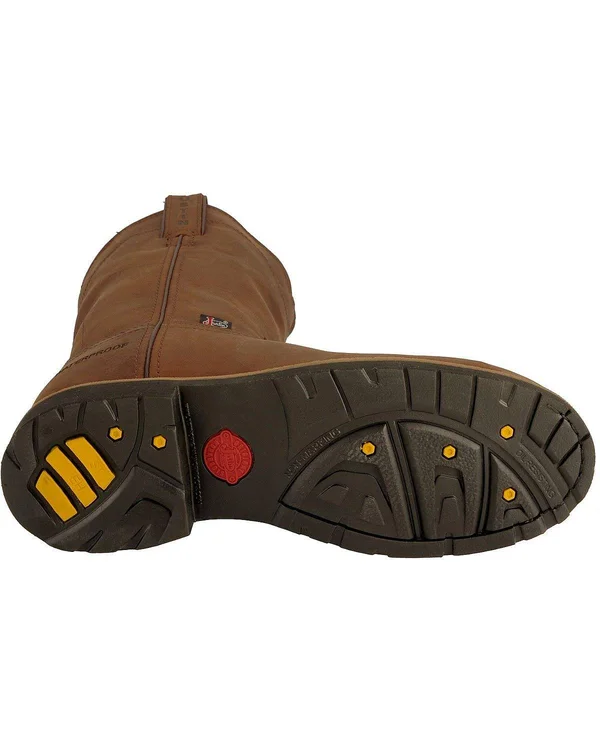 Justin Wyoming Waterproof Work Boots - Steel Toe