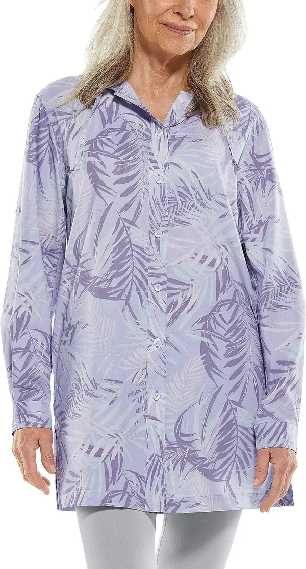Coolibar UPF 50+ Women's Iztapa Beach Shirt - Sun Protective