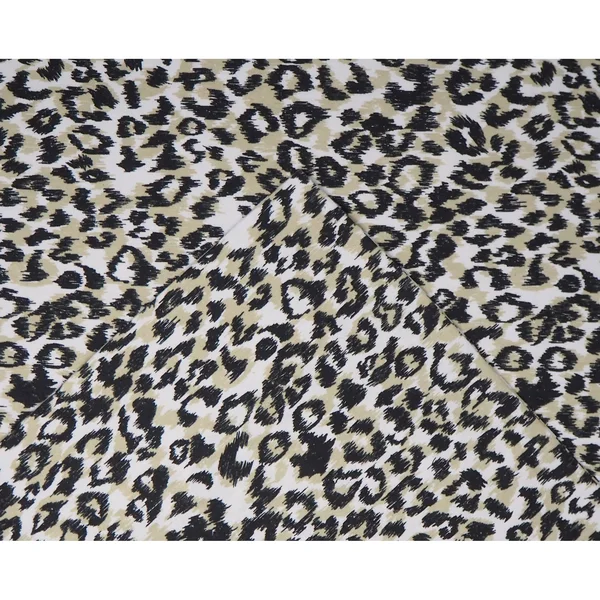 Pointehaven 180 GSM Cotton Flannel Sheet Set - Cal King - Python
